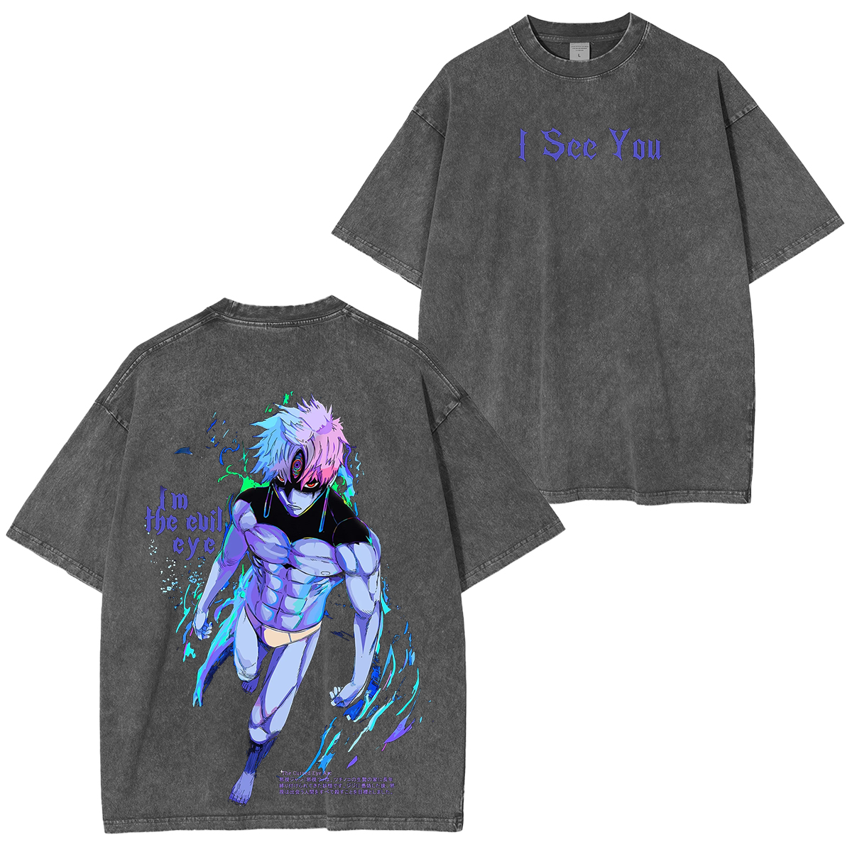 Camiseta/Sudadera/Sudadera con capucha "Dandadan Manga Anime Washed"