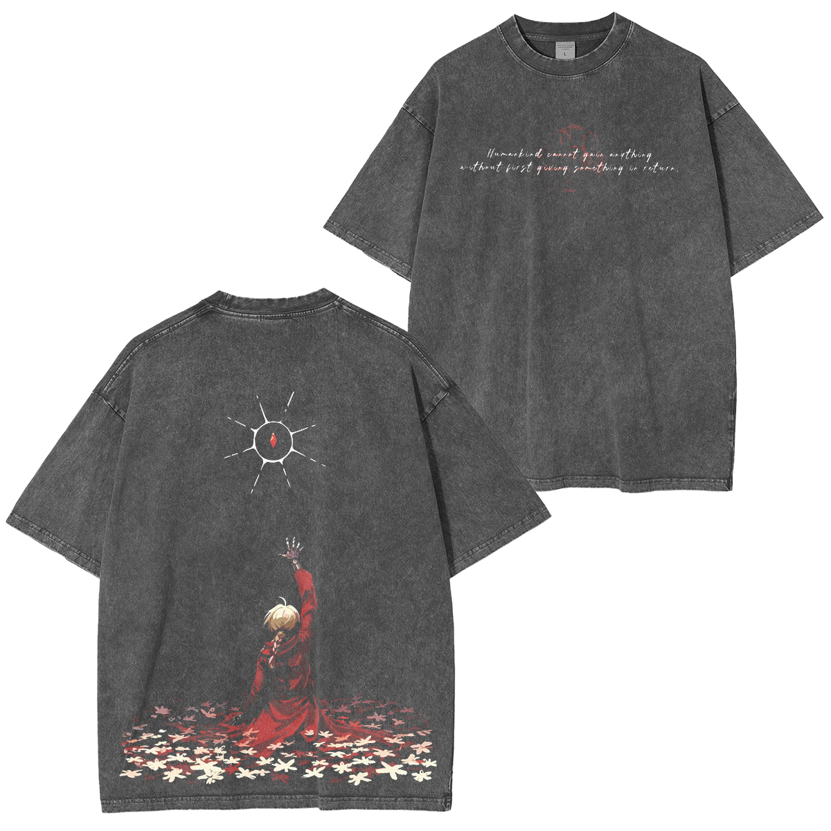 Camiseta lavada Fullmetal Alchemist