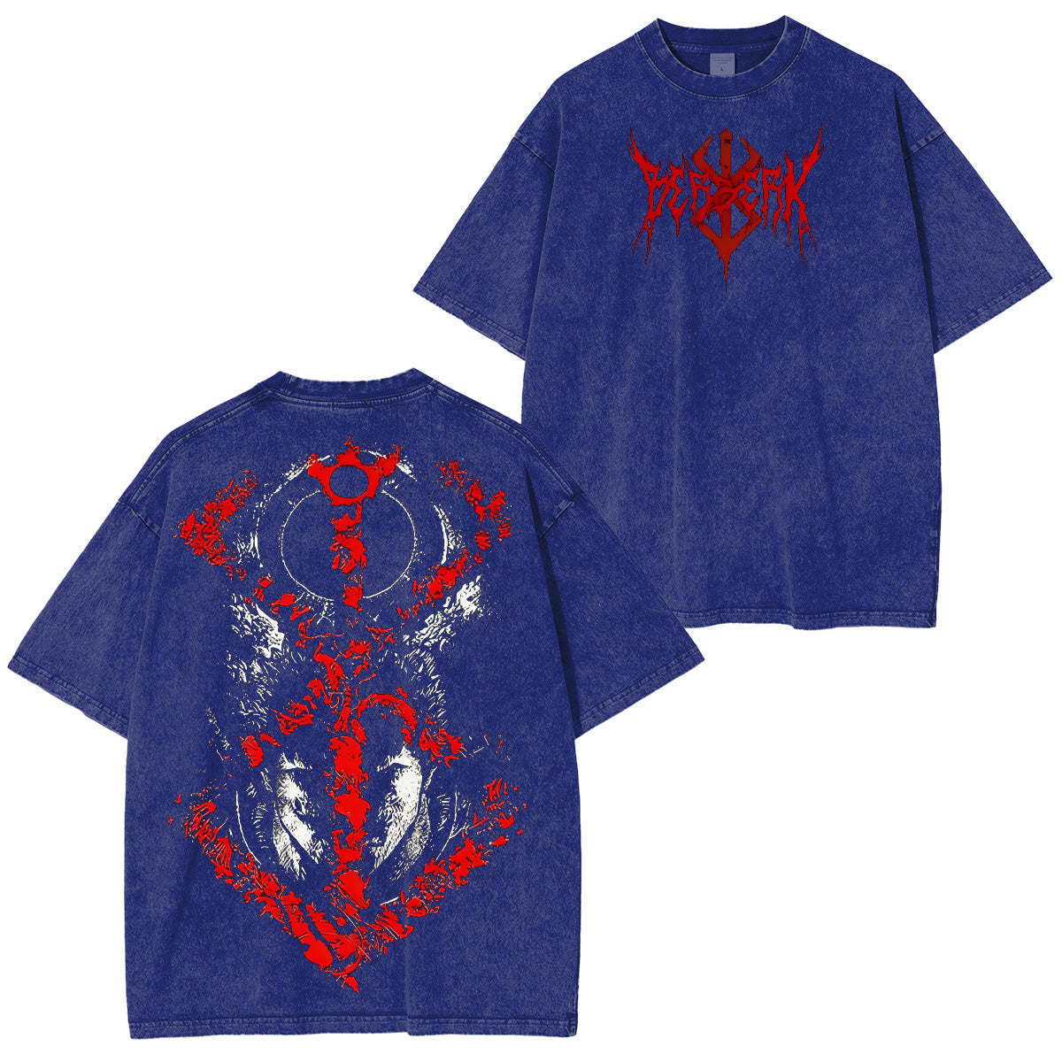 Camiseta/Sudadera/Sudadera con Capucha Desgastada de Guts Berserk