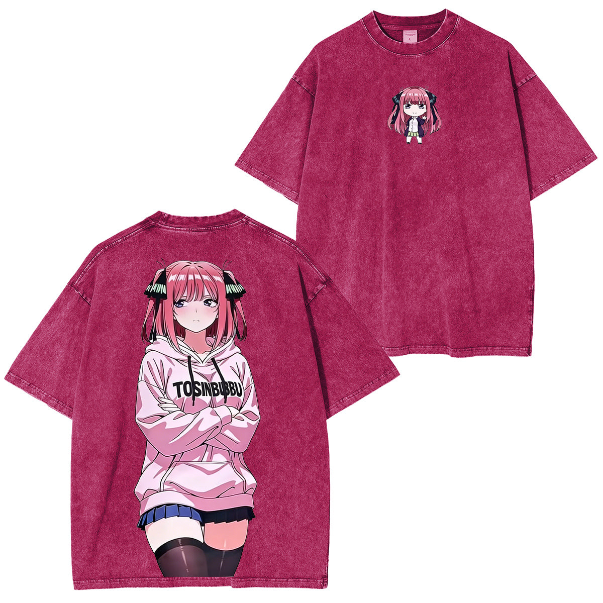 The Quintessential Quintuplets :NinoNakano Vintage Tee