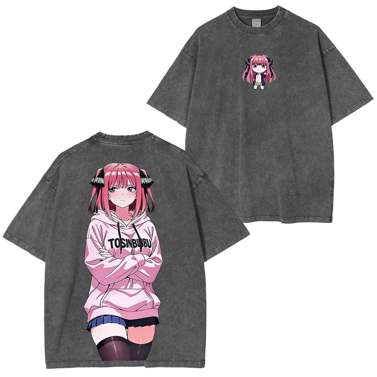 The Quintessential Quintuplets :NinoNakano Vintage Tee