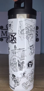 One Piece Themed engraved Stanley Tumbler Cup
