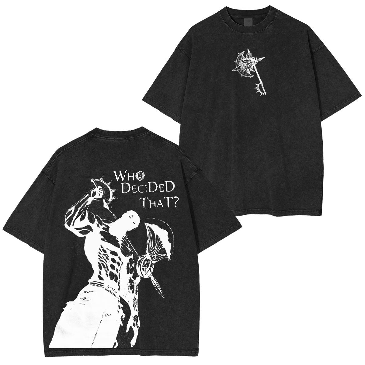 Camiseta unisex vintage lavada de Escanor de los Siete Pecados Capitales