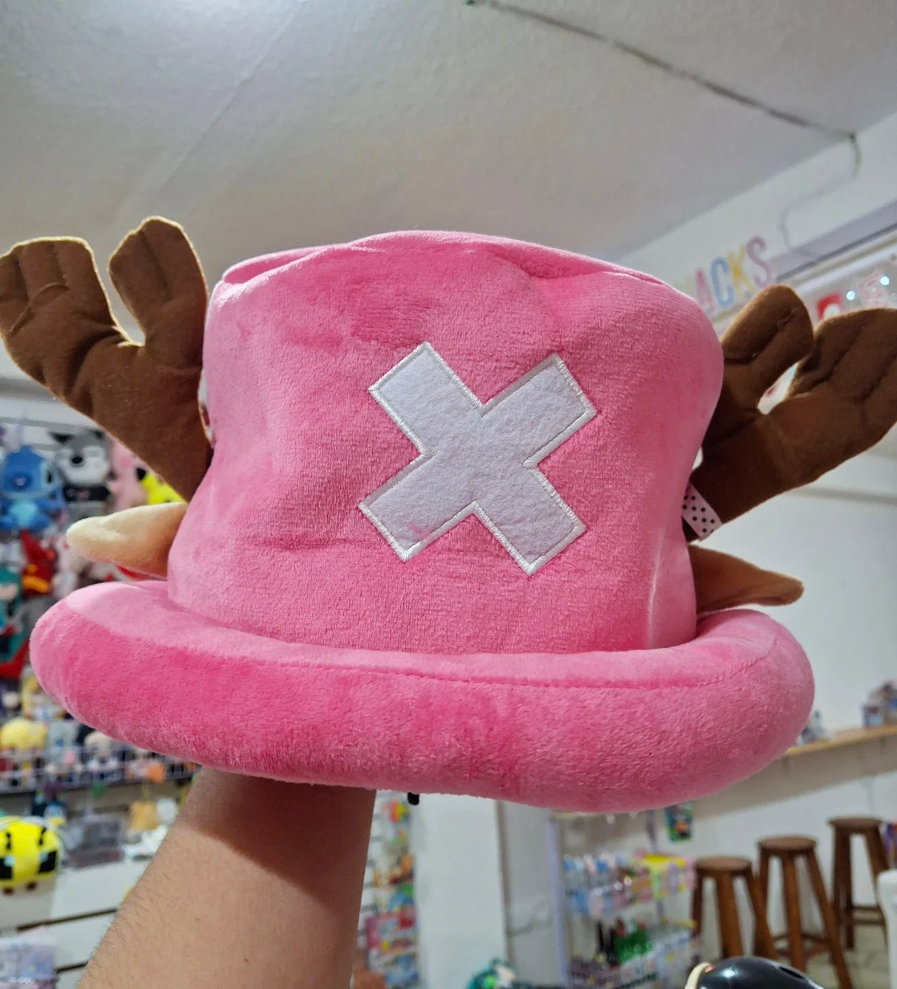 One Piece 1pc unisex cosplay blue white dots costume hat toys Hat