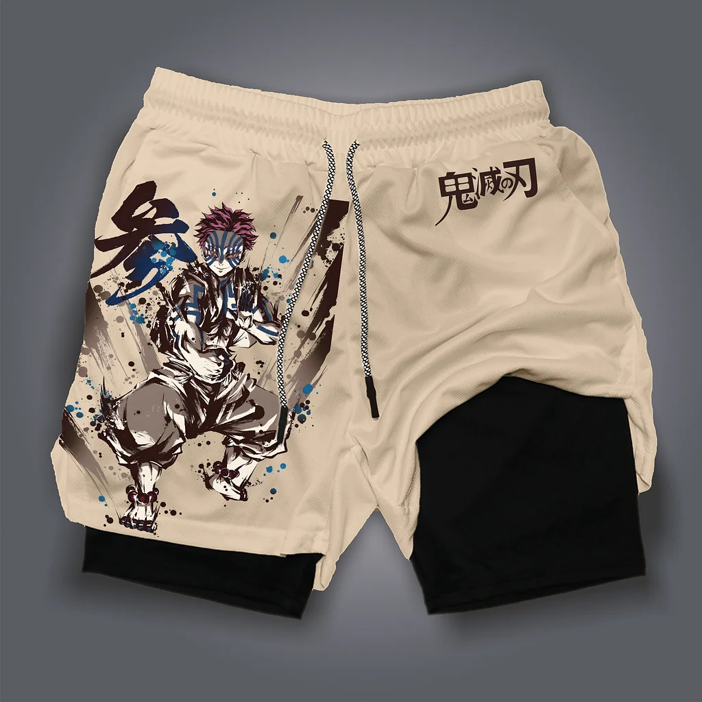 Short de streetwear unisexe Demon Slayer