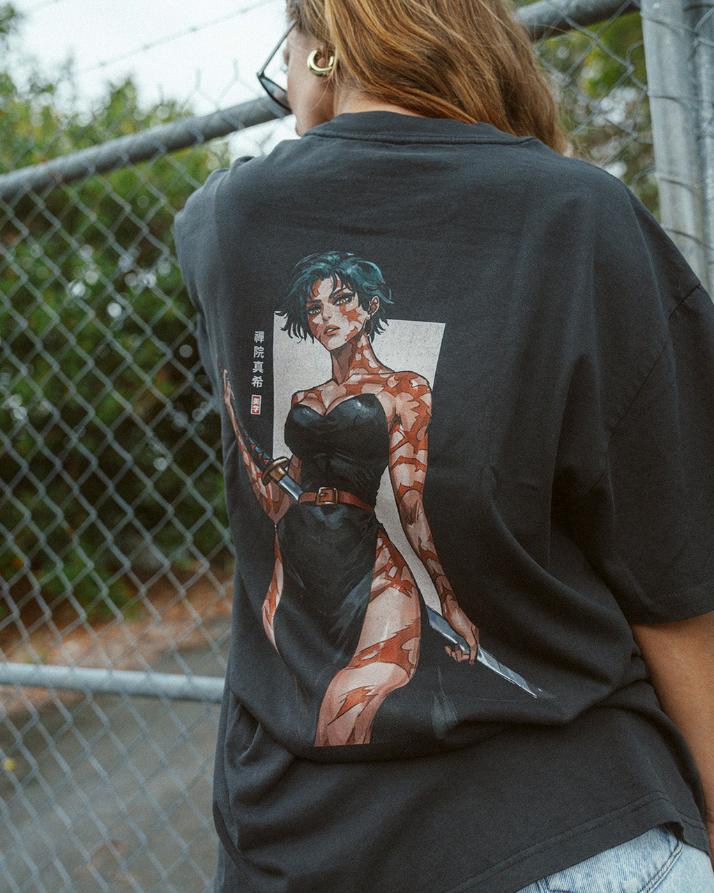 MAKI ZENIN - T-shirt épais coupe oversize