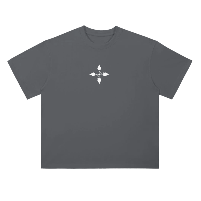 Camisa de Streetwear Araña Carisma Oscuro Gris Peso Pesado