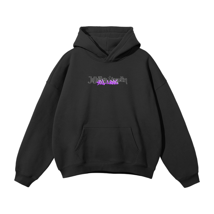 Sudadera con capucha "Sorcerer Killer" estilo urbano en negro