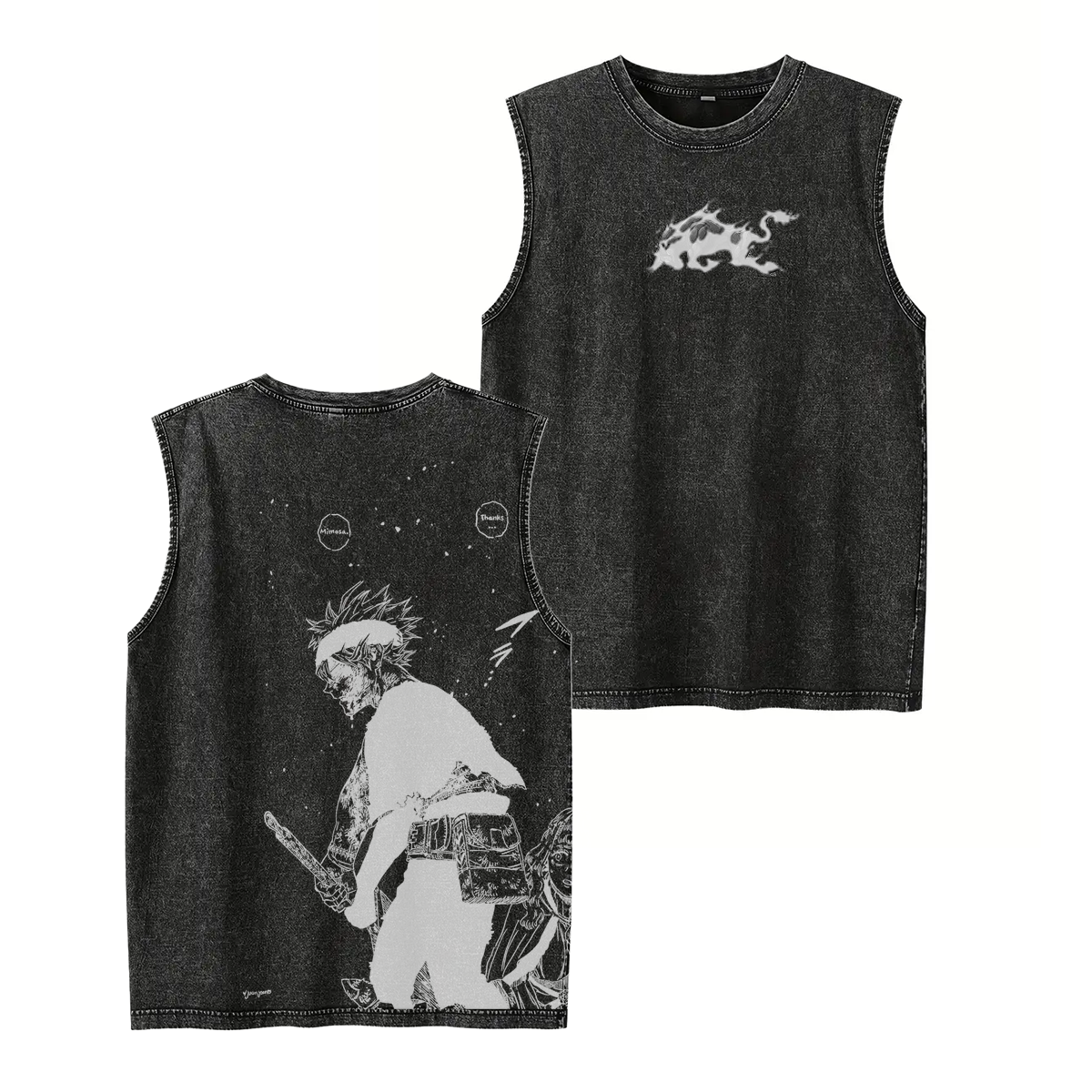 Camiseta sin mangas de anime Black Clover