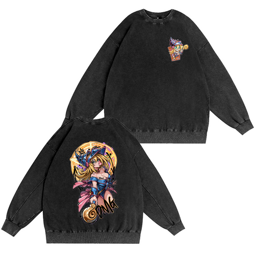 Yu-Gi-Oh! Dark Magician Girl Washed T-shirt/Crewneck/Hoodie