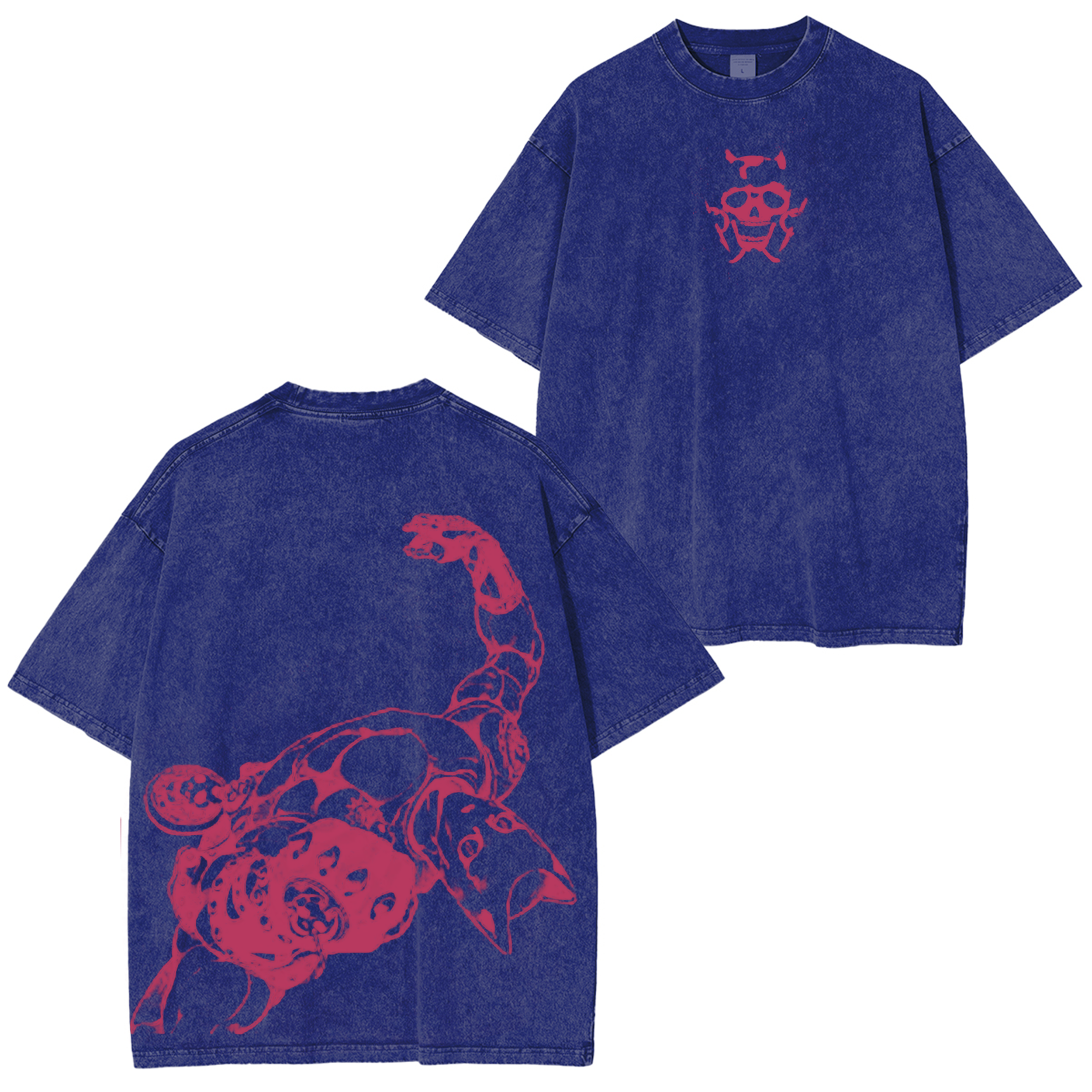 Camiseta Unisex Lavada Vintage Jojo's Bizarre Adventure Killer Queen