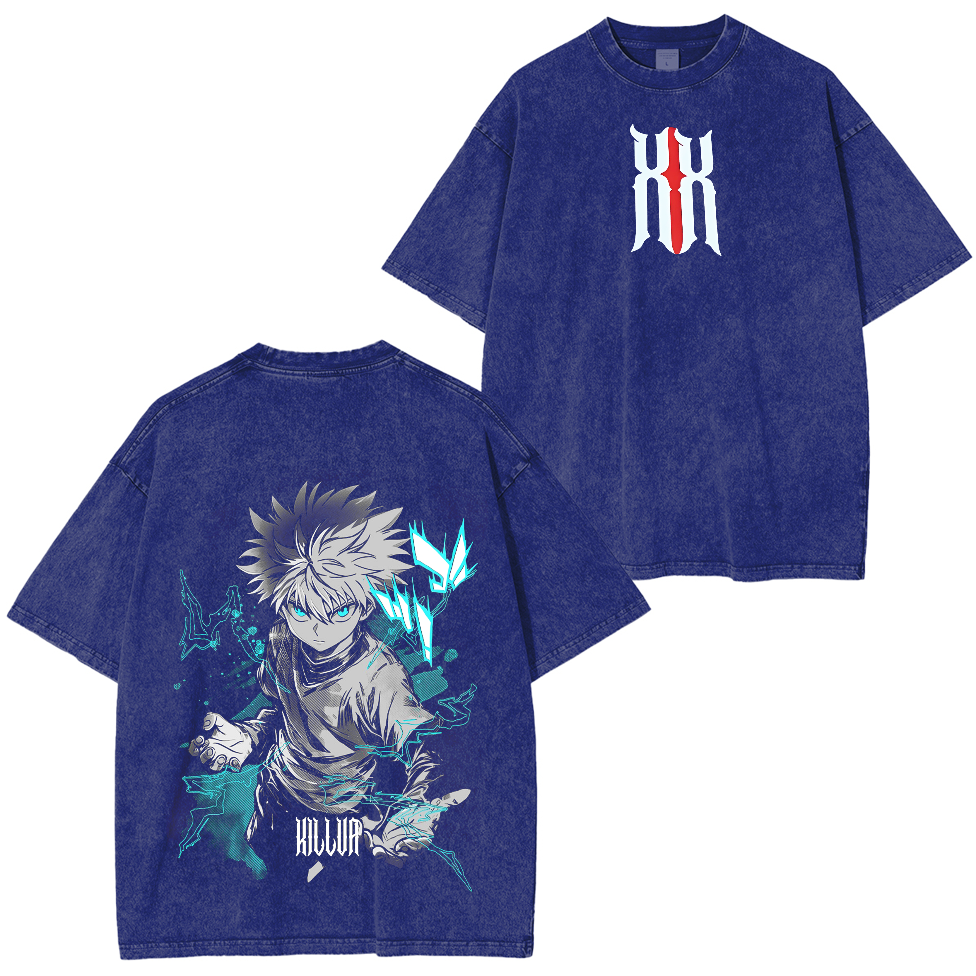 Camiseta gráfica de anime Hunter x Hunter de Killua Zoldyck