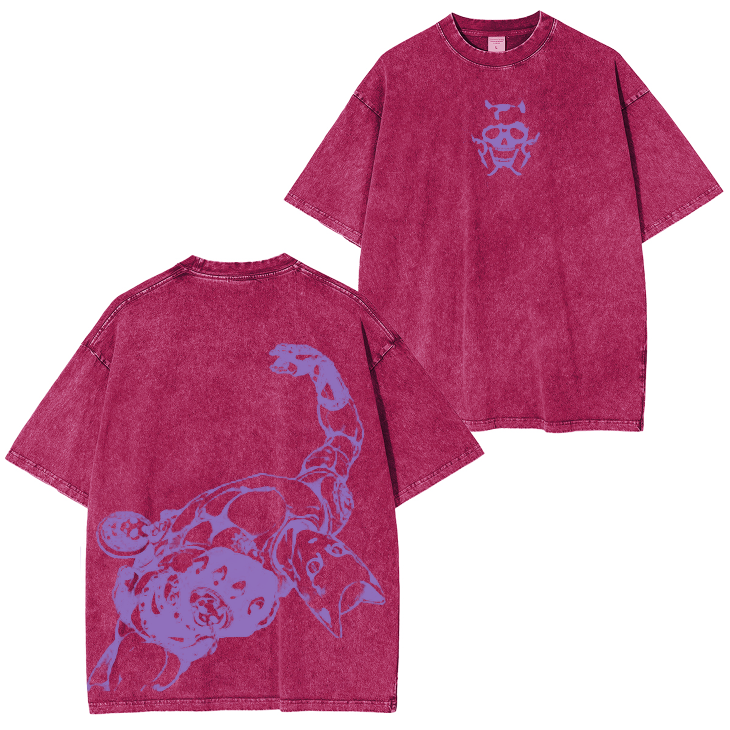 Camiseta unisex lavada vintage de JoJo's Bizarre Adventure Diamond is Unbreakable