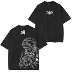 T-shirt Unisexe Délavé Anime Demon Slayer