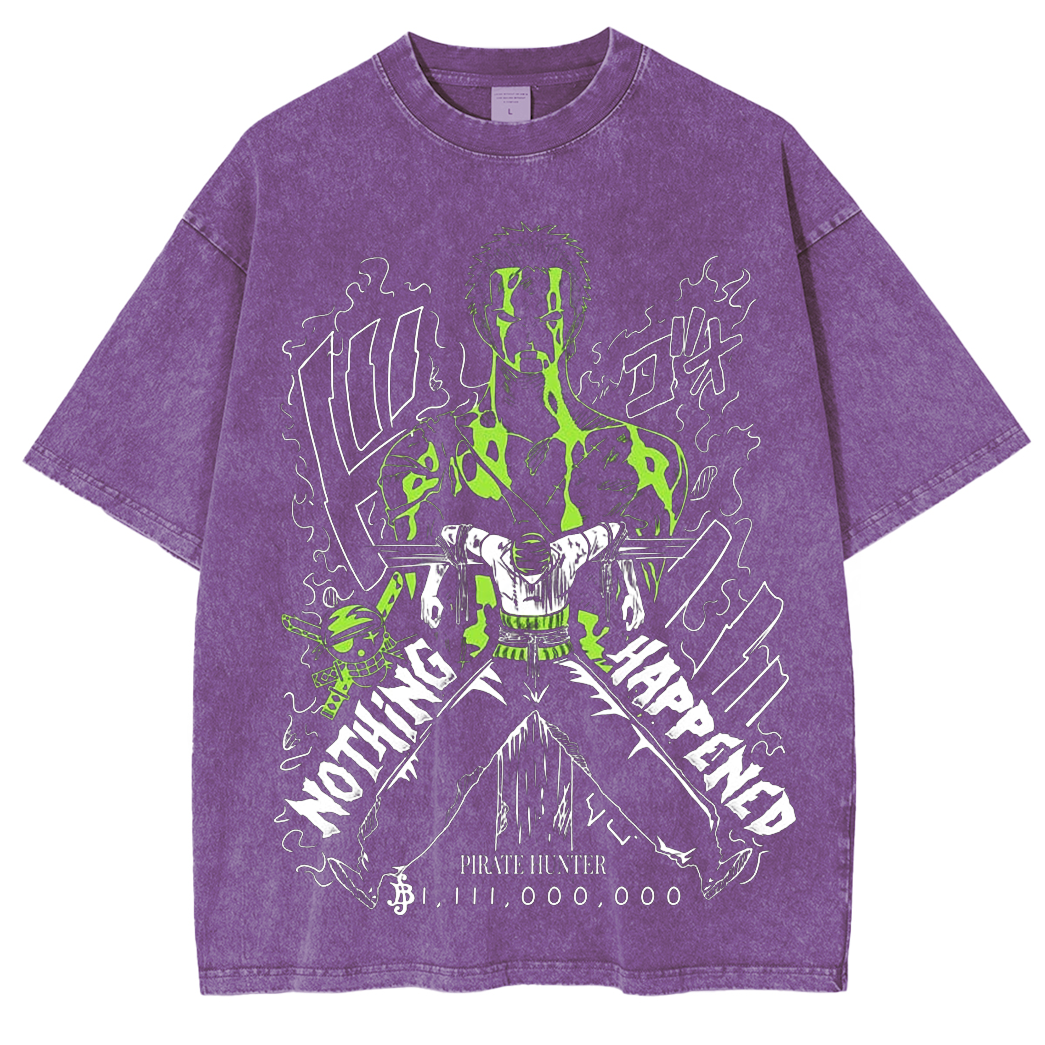 Acheter un T-shirt Roronoa Zoro "Il ne s'est rien passé"