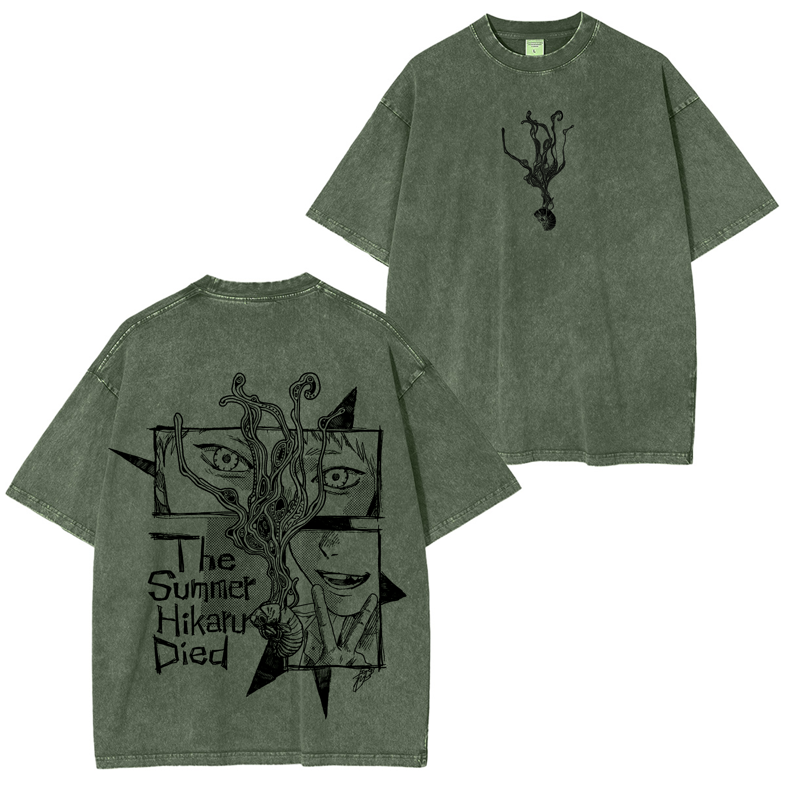 Camiseta de anime La muerte de Hikaru en verano