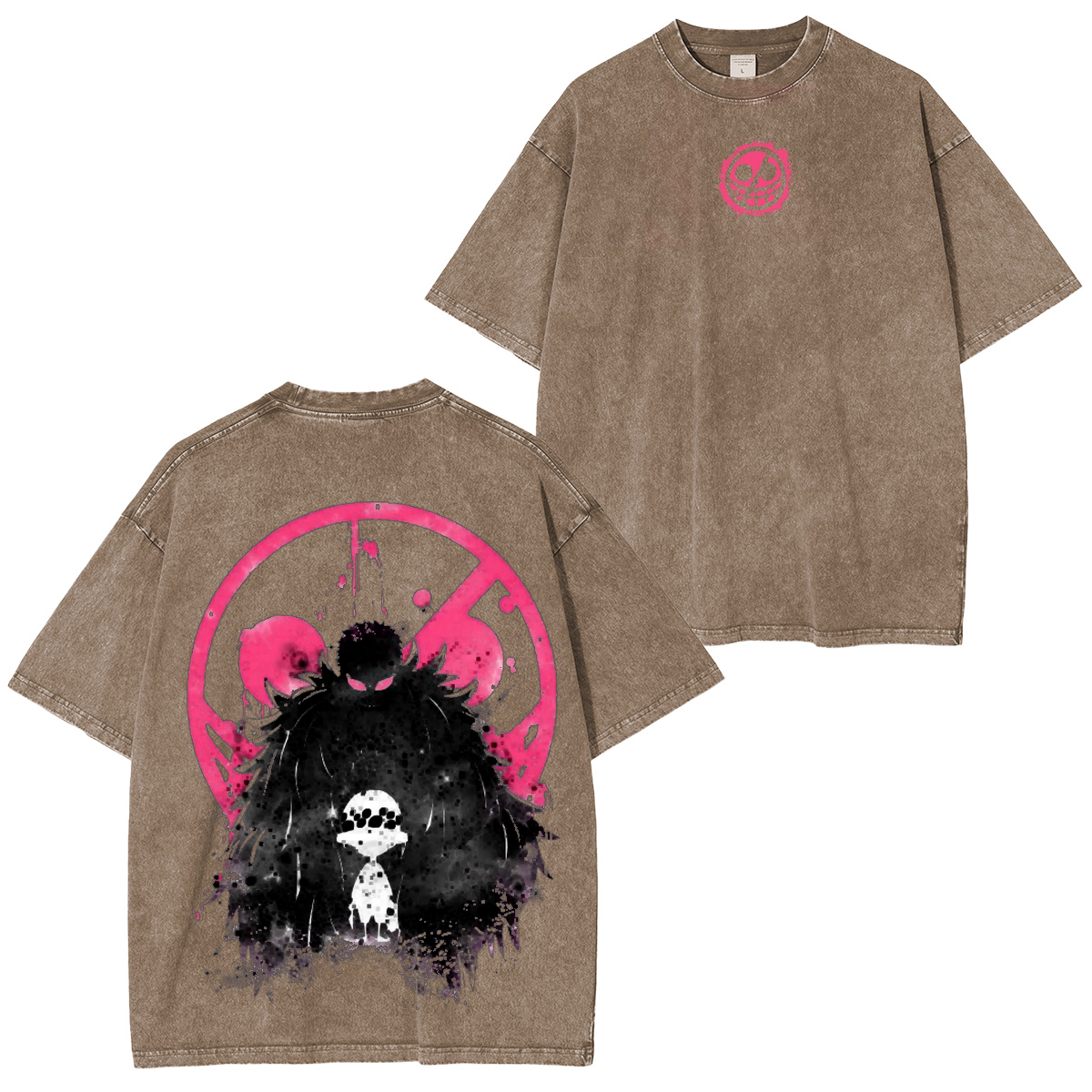 Camiseta Lavada Vintage Retro Donquixote Doflamingo