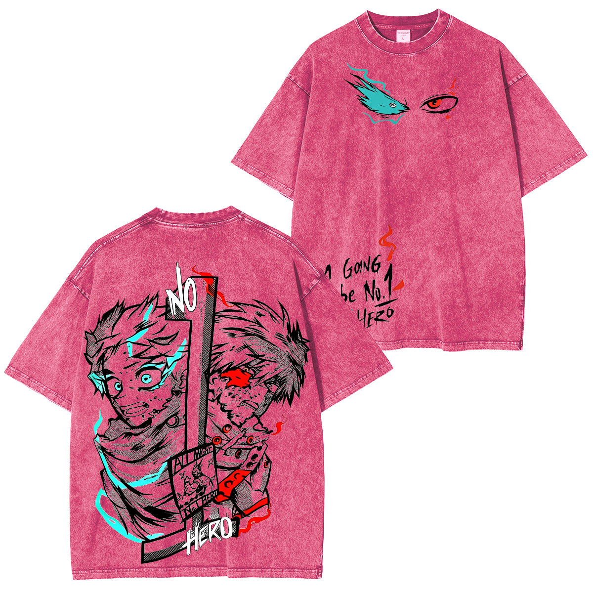 My Hero Academia Vintage washed T-shirt/Crewneck/Hoodie