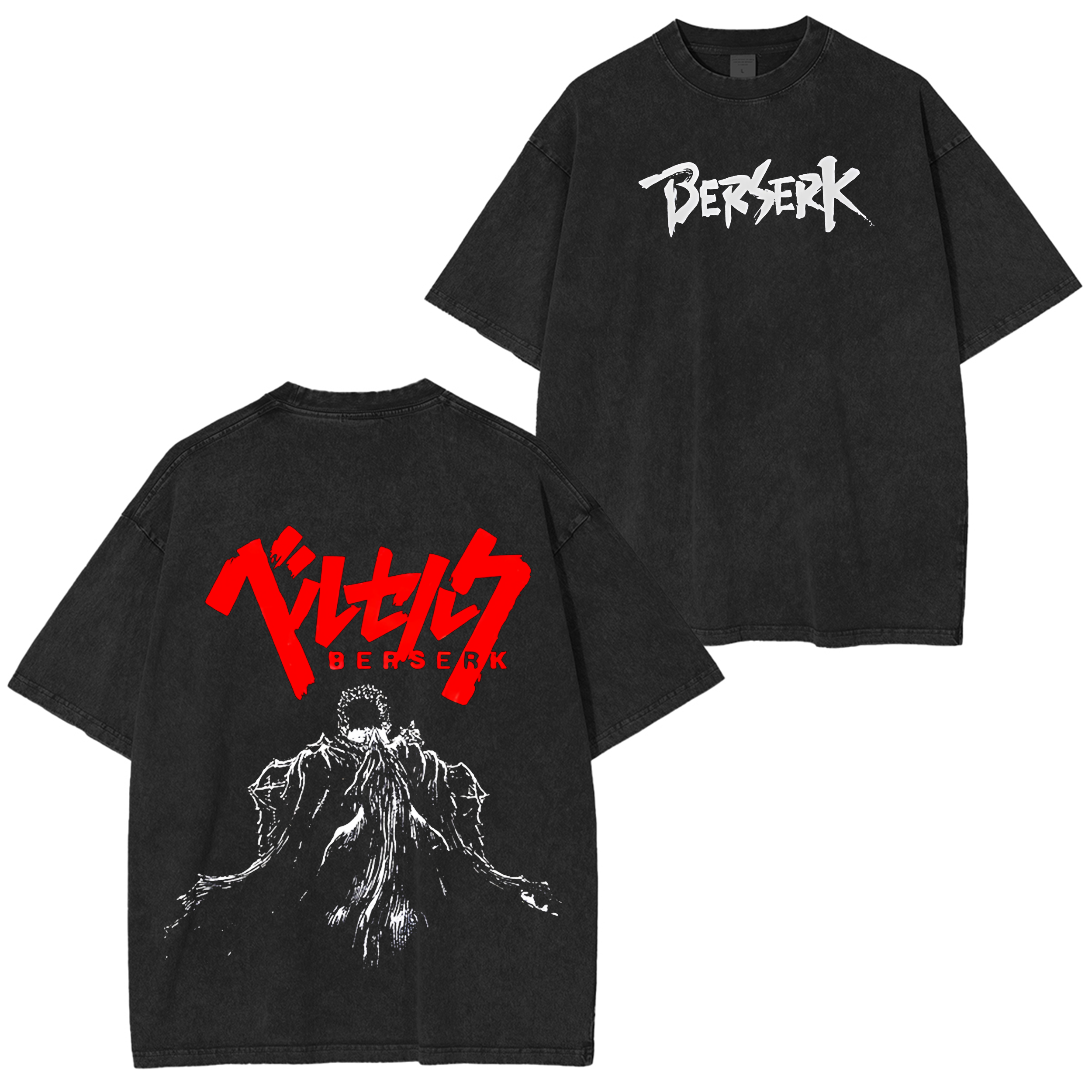 Camiseta unisex lavada Berserk Anime