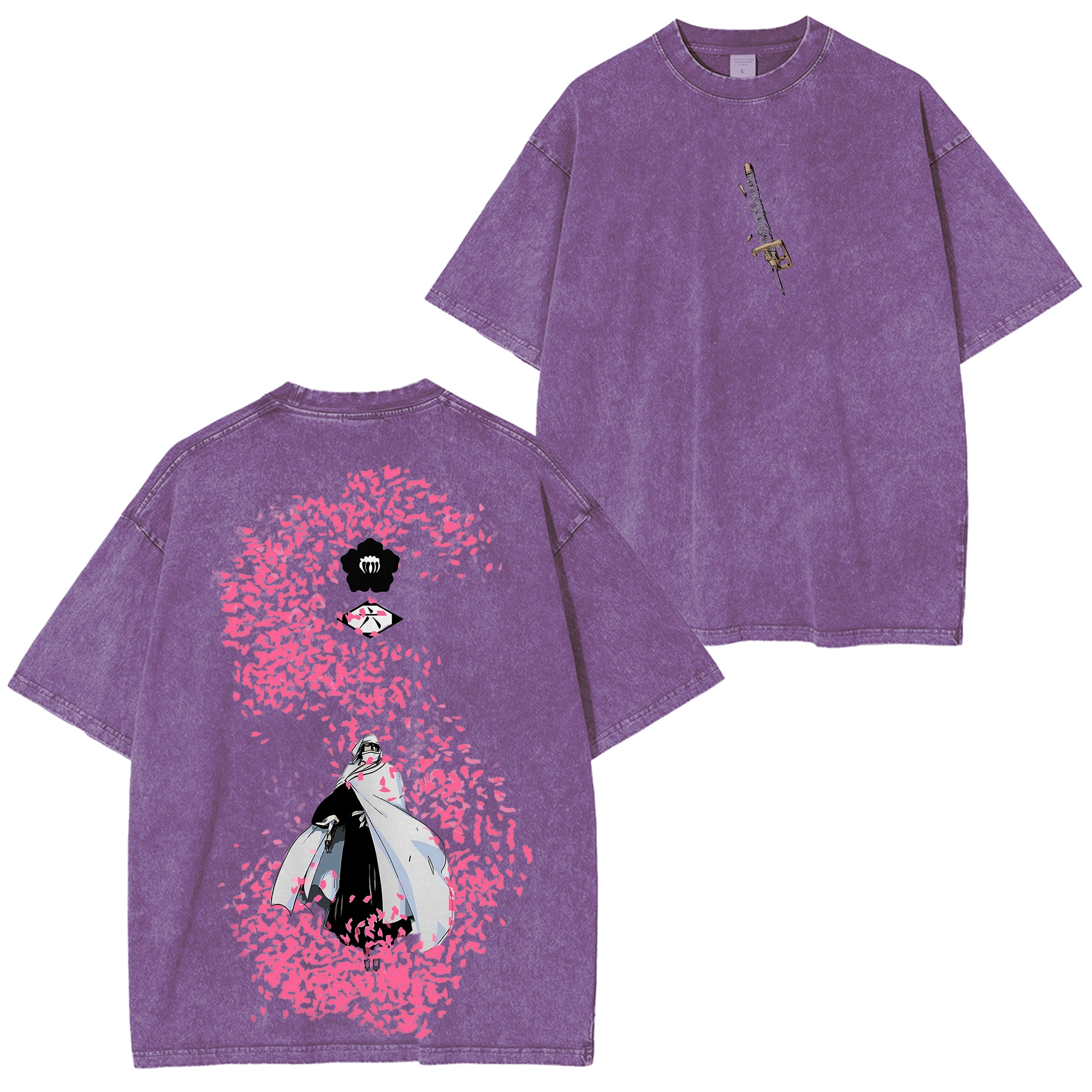 Camiseta vintage de Byakuya Kuchiki