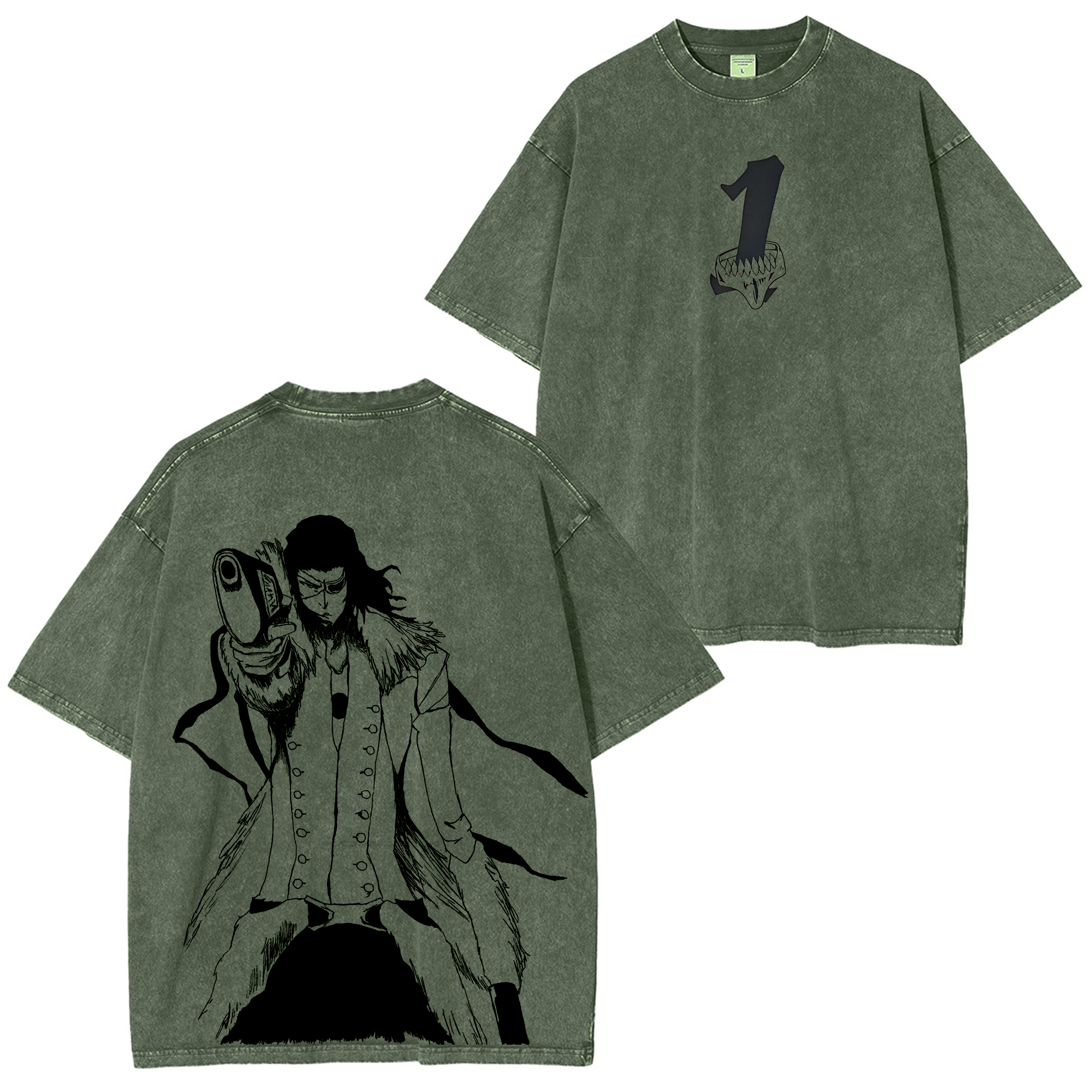 Coyote Starrk-Bleach anime Vintage Oversize Tee
