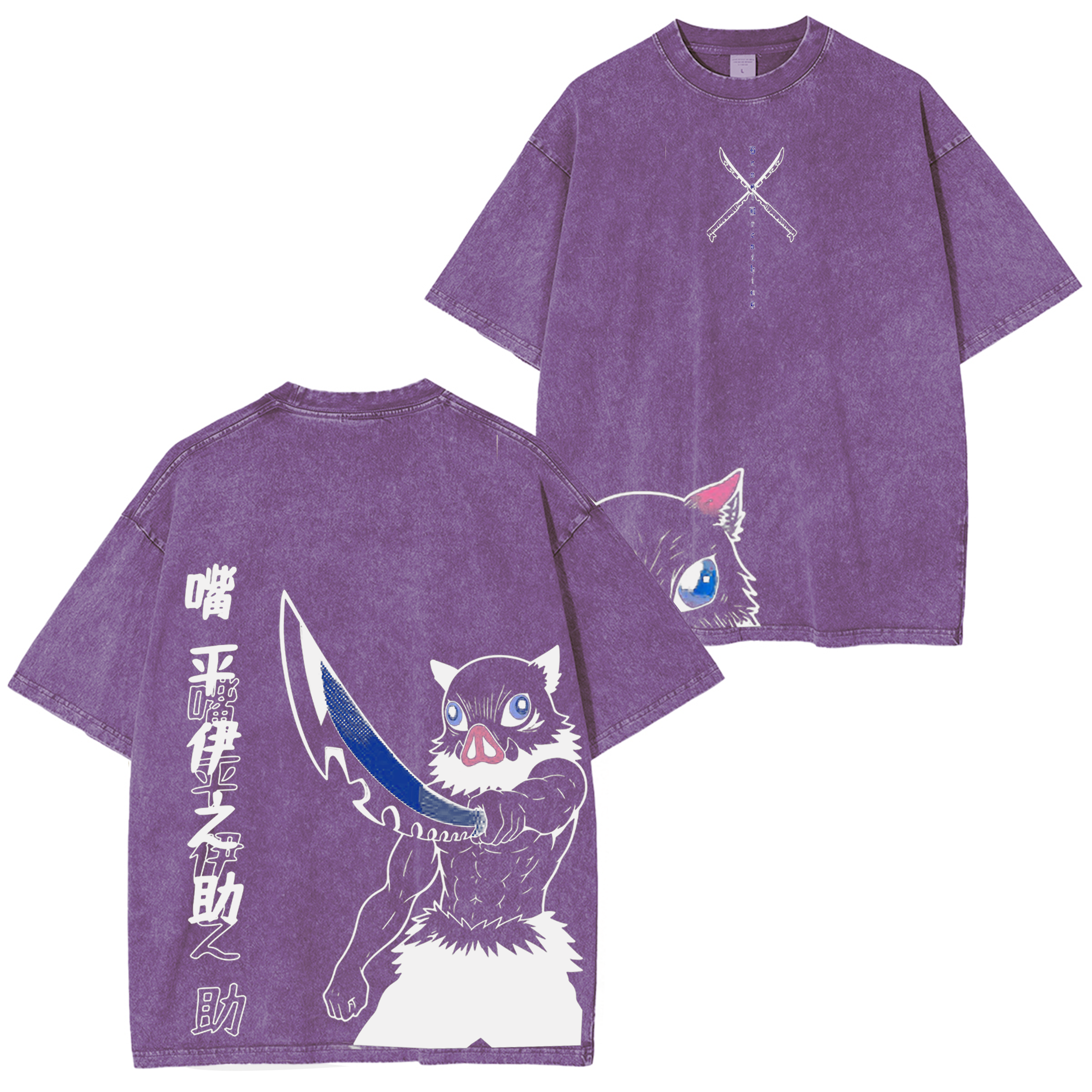 Demon Slayer Vintage Oversize Tee