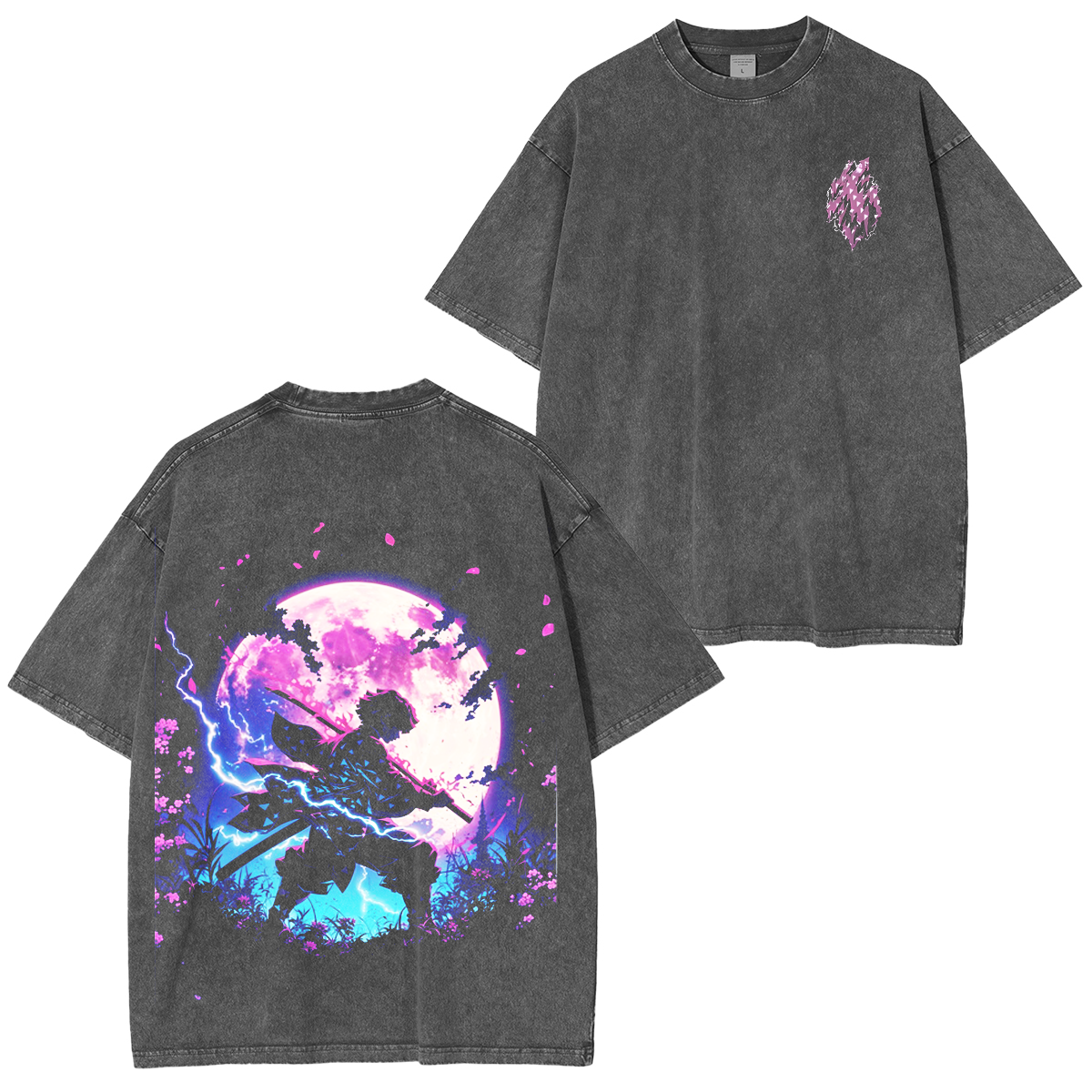 Demon Slayer Vintage Washed T-shirt/Crewneck/Hoodie