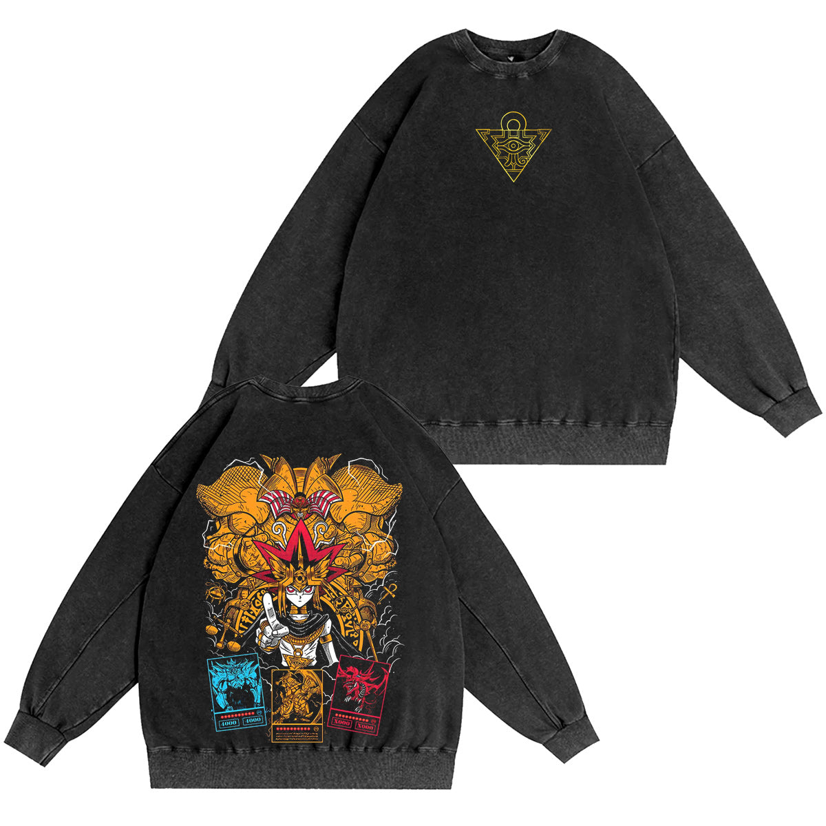 Yu-Gi-Oh!：Yugi Mutou Vintage washed T-shirt/Crewneck/Hoodie