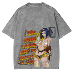Anima × Movie Anime Cowboy Bebop Faye Spike Manga T-shirt