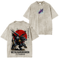 Camiseta/Sudadera/Sudadera con Capucha Vintage Digimon MetalGarurumon