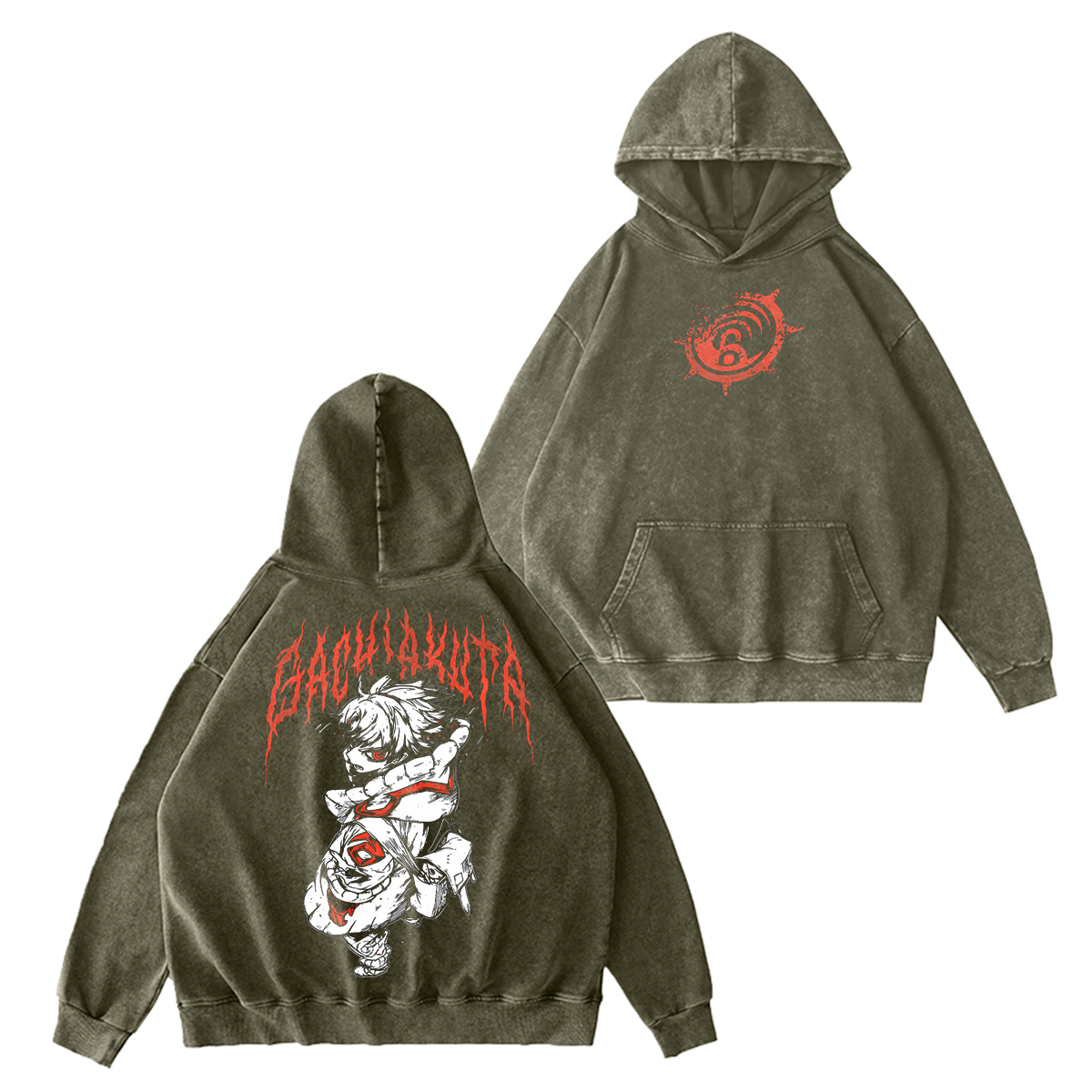 Camiseta/Sudadera/Sudadera con capucha Gachiakuta Vintage Washed