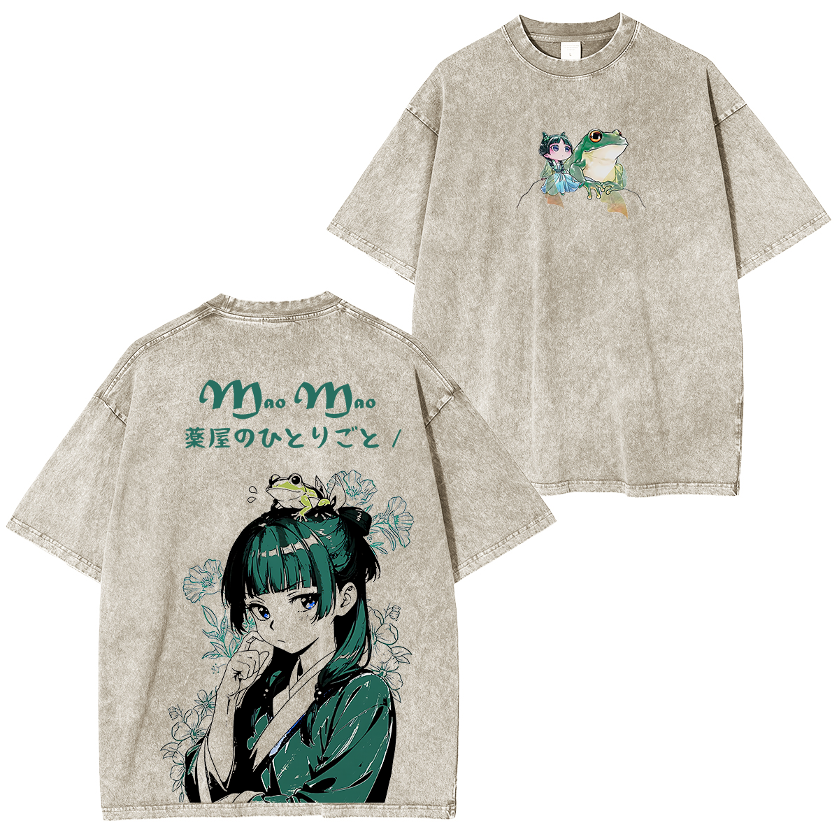 Maomao - La Genial Boticaria del Palacio Trasero Camiseta/Sudadera/Sudadera con Capucha con Lavado Vintage