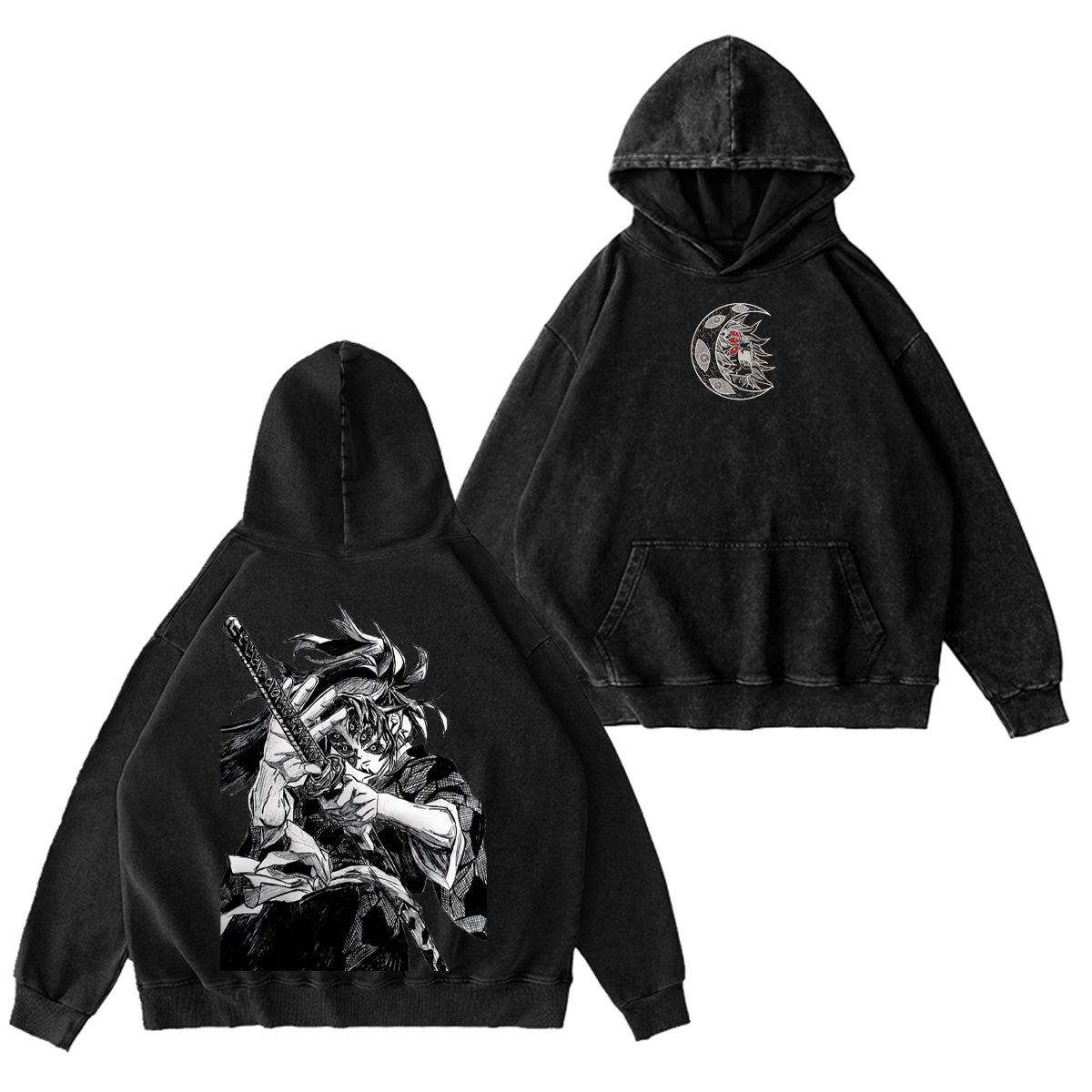 Demon Slayer Vintage Washed T-shirt/Crewneck/Hoodie