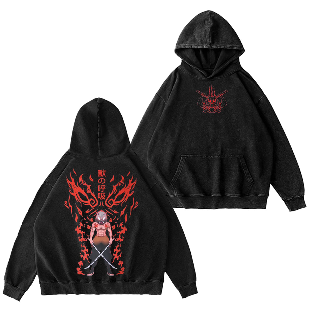 Demon Slayer Vintage Washed T-shirt/Crewneck/Hoodie