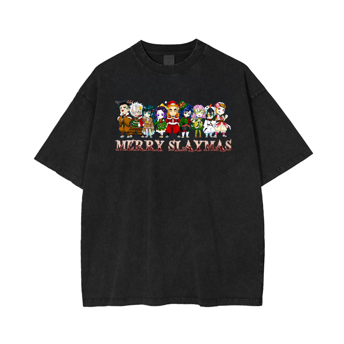 Merry Slaymas Christmas Vintage Washed T-shirt/Crewneck/Hoodie