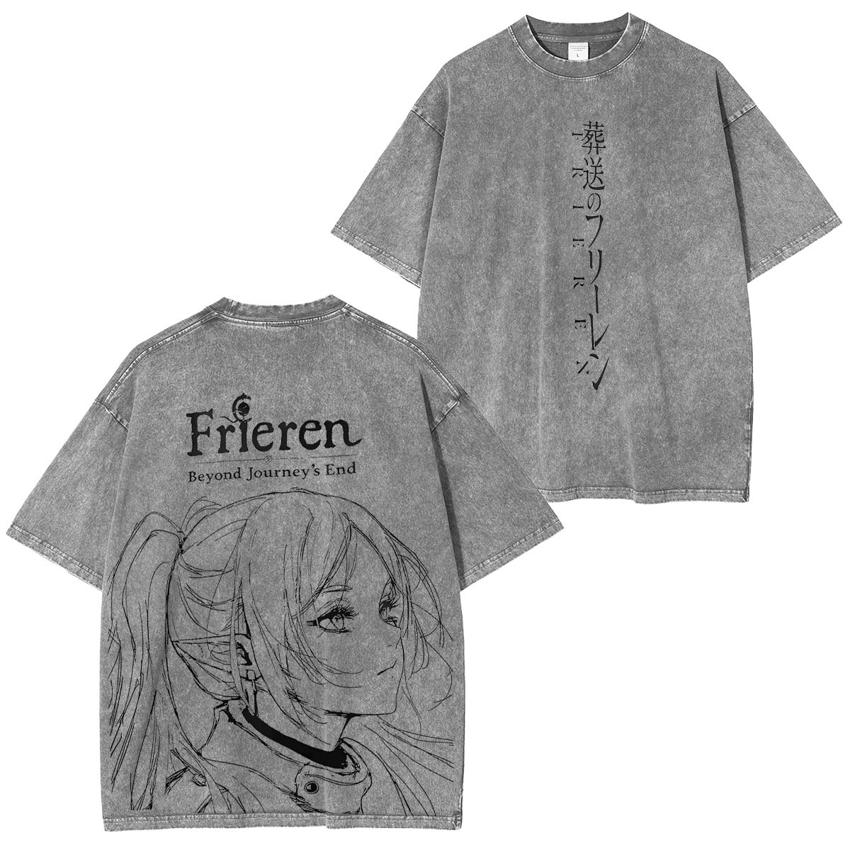 Frieren Beyond Journey’s End Anime Vintage Tee
