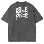 Nico Robin x One Piece Anime Double Printed Vintage Washed Tee