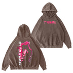 Camiseta/Sudadera/Sudadera con Capucha Desgastada de Hinata Hyuga Naruto