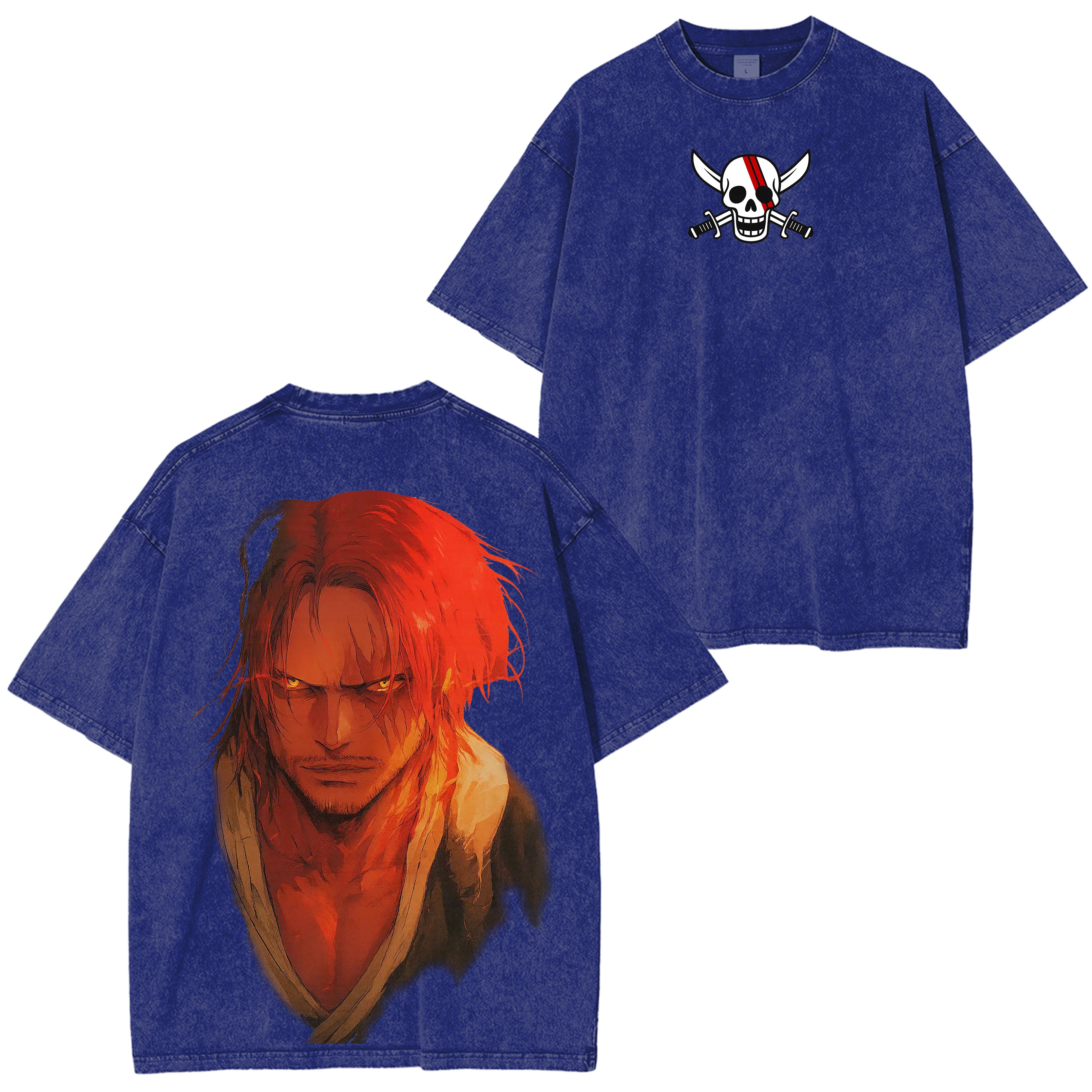 Camiseta vintage desgastada Shanks