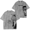 Camiseta Oversize Lavada "Vagabond Musashi Miyamoto Black"