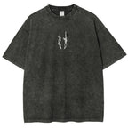 Solo Leveling God Statue Printed Unisex Washed T-Shirt