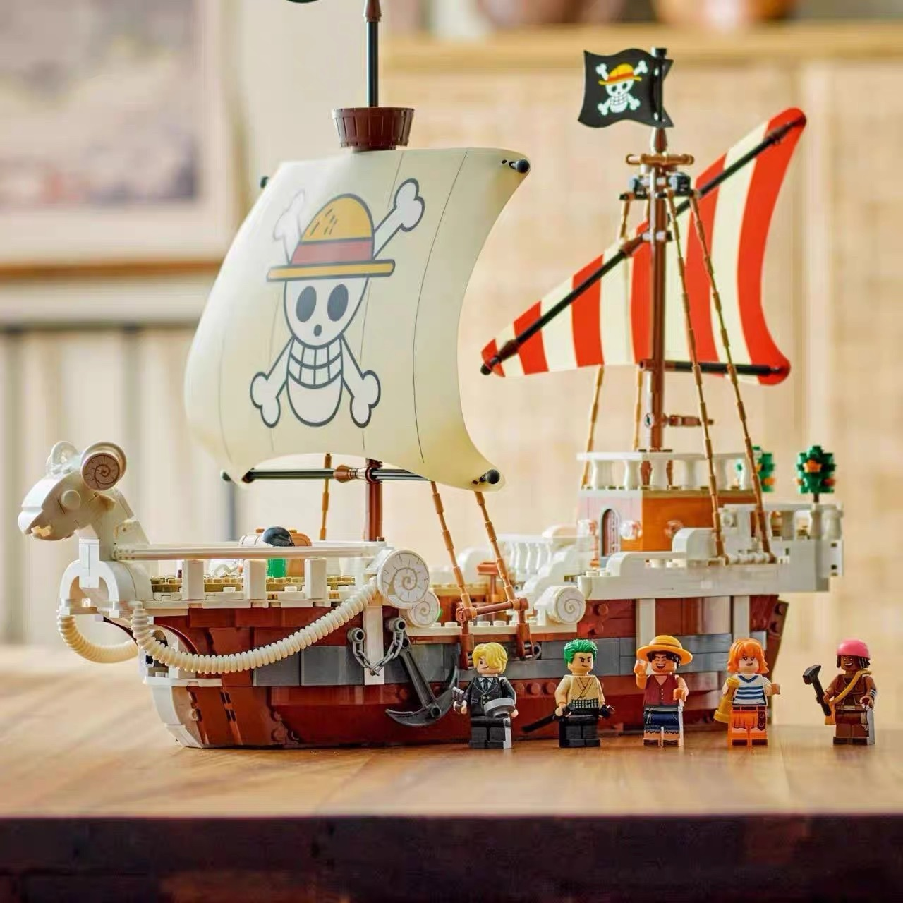 Building Blocks One Piece Series 75639 Going Merry Ship Educational Assembly Toy