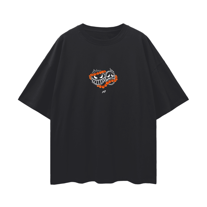 Camiseta streetwear Flame Rogue 2.0 negra