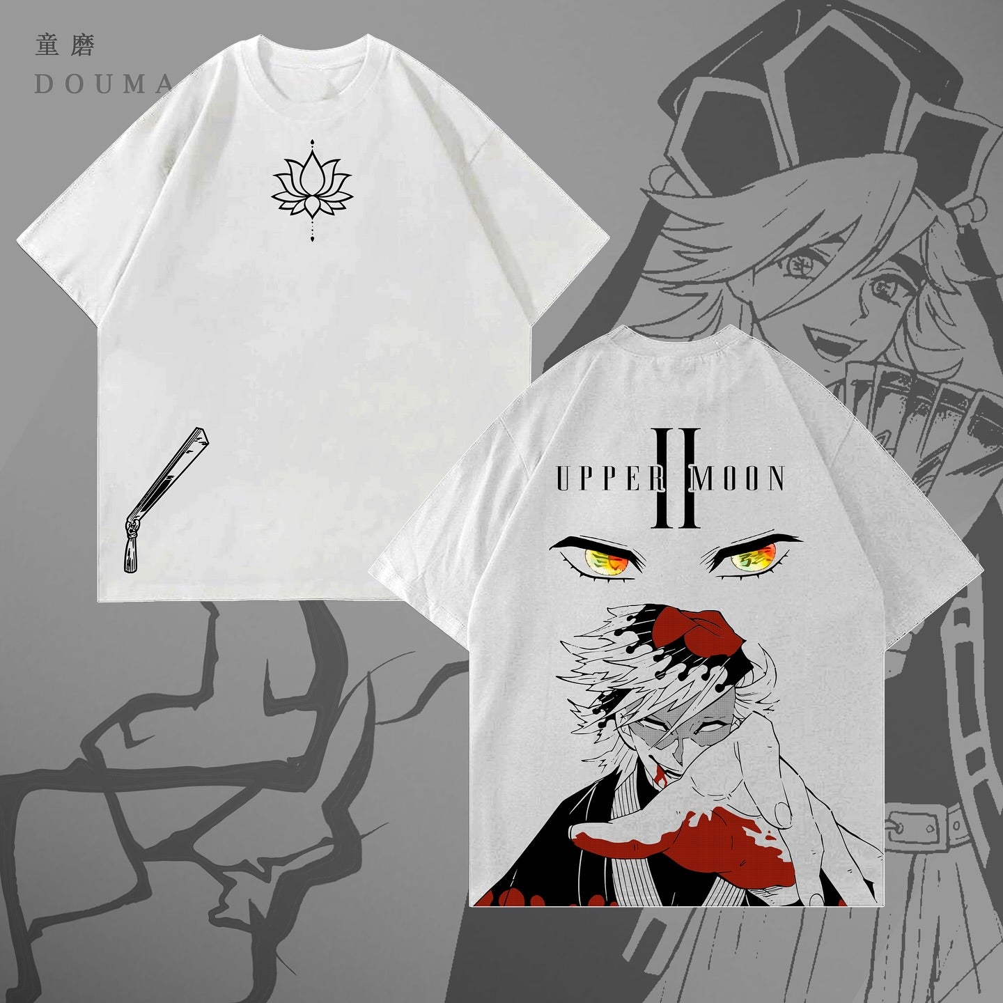 Aska, camiseta de algodón de Demon Slayer