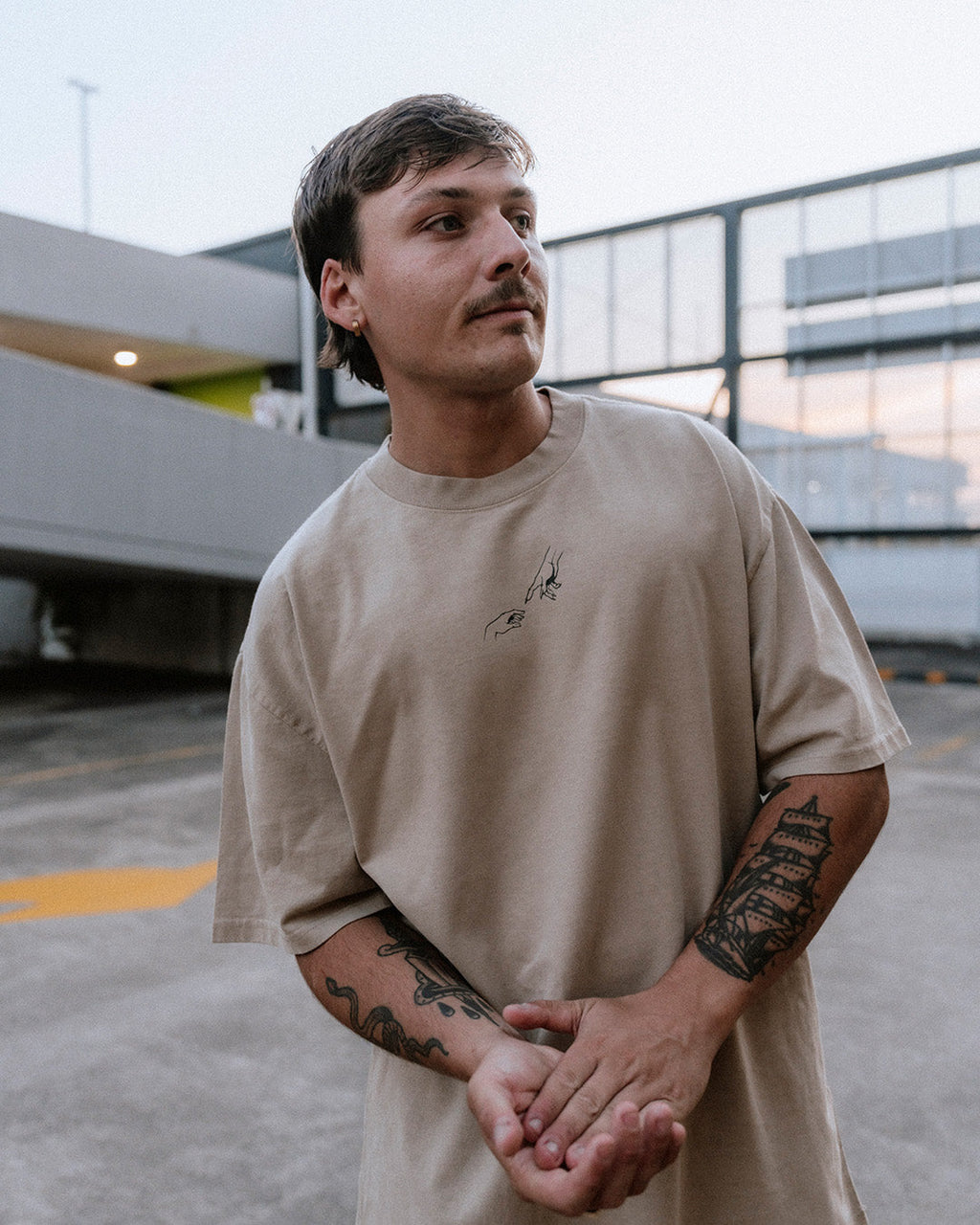 Yuta X Rika - Camiseta gruesa oversize