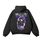 Sudadera con capucha de streetwear "El que lo dejó todo atrás"