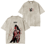 Ryomen Sukuna Anime Double Printed Washed Tee