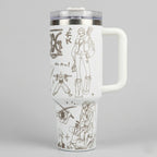 Vaso con Tapa de One Piece