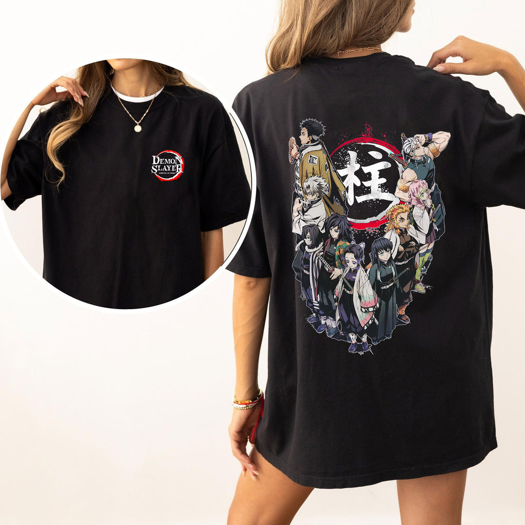 T-shirt, sweat-shirt ou sweat à capuche unisexe "Demon Slayer Piliers" pour fan d'anime