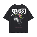 Heart¡¯s Blossom Streetwear Shirt Black